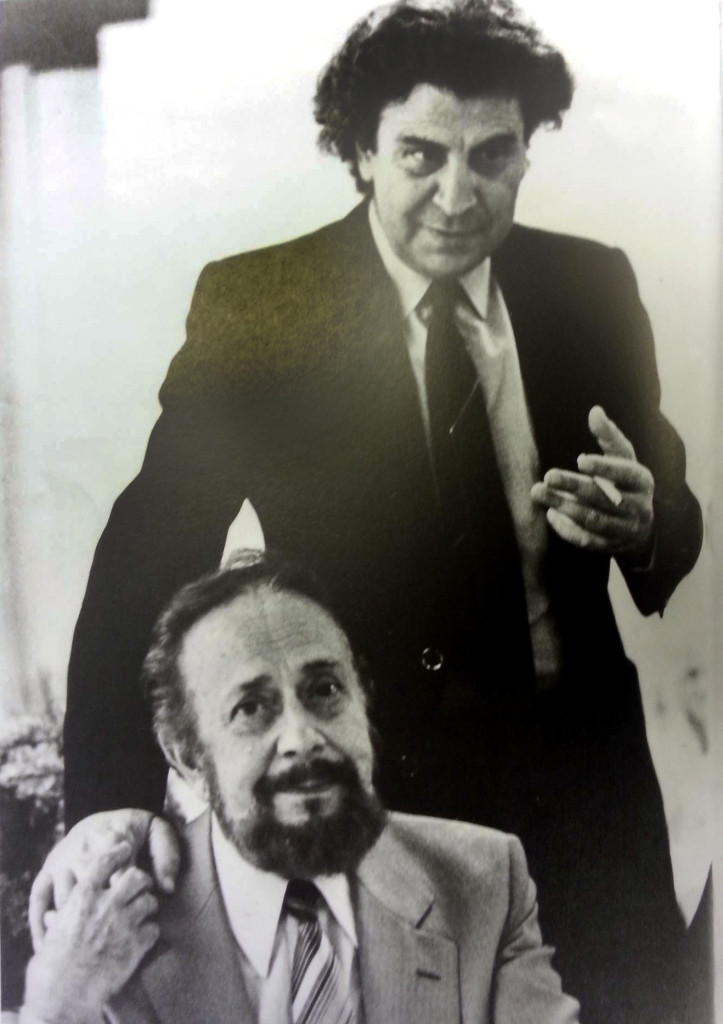 Dresden 1984: Mikis Theodorakis und Jannis Ritsos. 