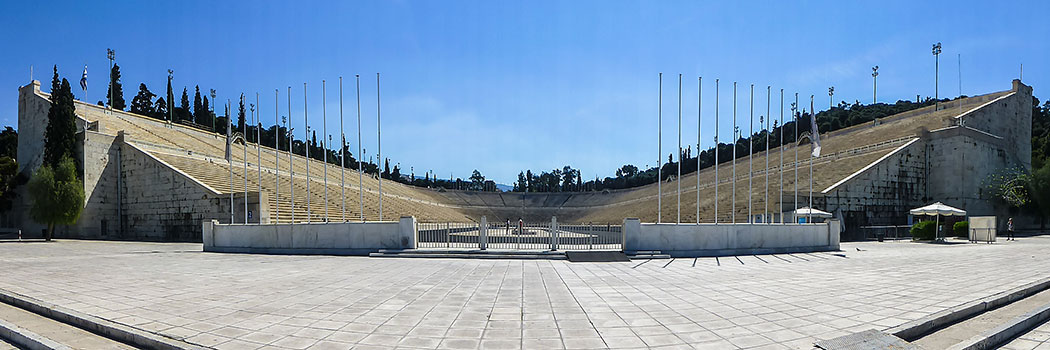 Das Panathinaiko-Stadion ist jener geschichtsträchtige Ort, an dem die ersten Olympischen Spiele der Neuzeit stattgefunden haben.