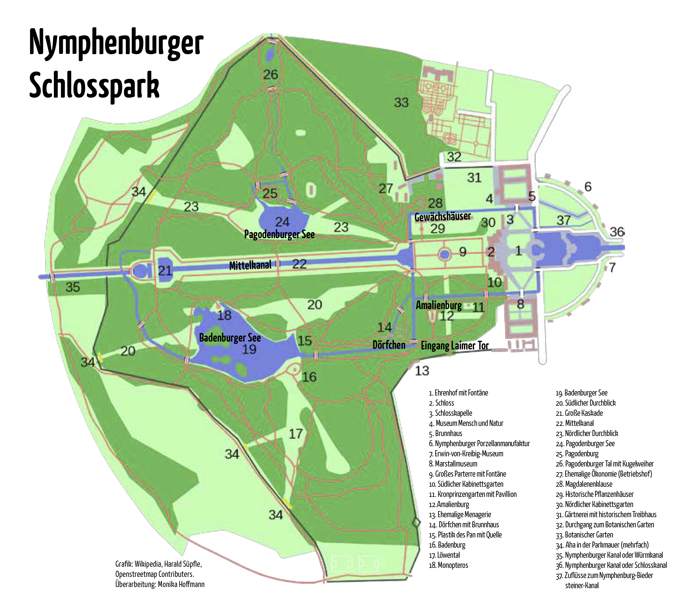 Schlosspark Nymphenburg: Ein Naturparadies