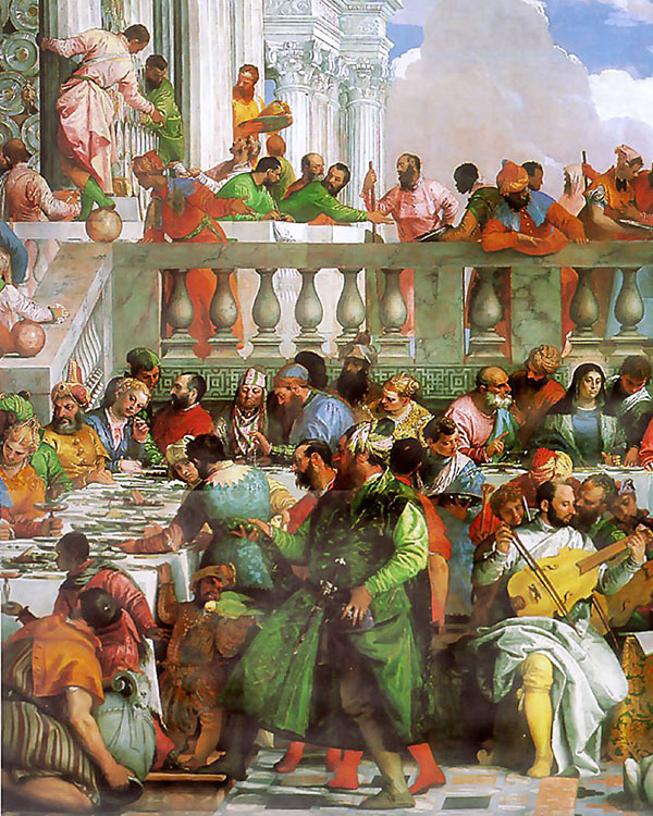 Veronese Hochzeit zu Kana 1563 Foto: Wikipedia