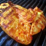 reise-zikaden.de, Hähnchenfilets in Kurkuma-Paprika-Marinade und Möhrensalat