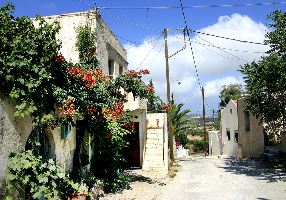Altes kretisches Dorfhaus in Listaros, leider unbewohnt.