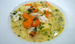 Allgemein Griechische Fischsuppe mit Eier-Zitronen-Sauce Griechische Fischsuppe mit Eier-Zitronen-Sauce