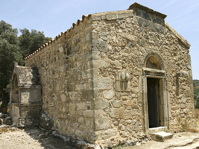 Die Kapelle Agios Georgios Galatas aus dem 14. Jhd.