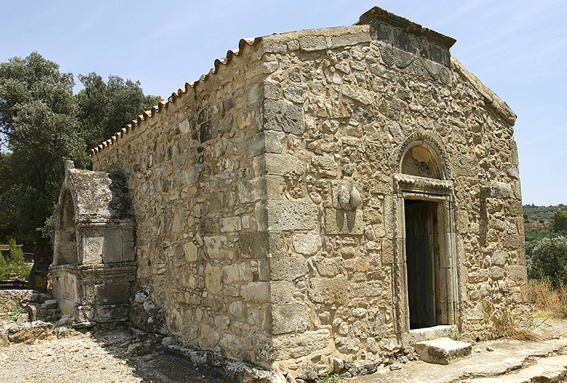 Die Kapelle Agios Georgios Galatas aus dem 14. Jhd.