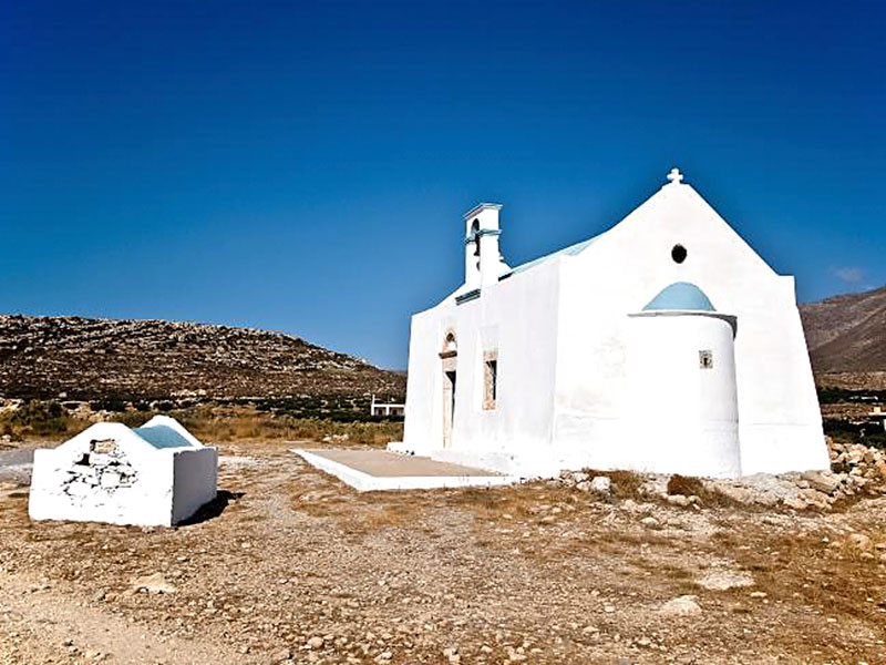 Die Kirche Agios Nikolaos liegt in Xerokampos, eine kleine vom Massentourismus verschonte Bucht, direkt an der Südostküste Kretas. (Foto: PaPisc, flickr)