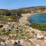 reise-zikaden.de - Monika Hoffmann: Greece, Crete, Lasithi, Itanos, Ruins, Palms, Beach.