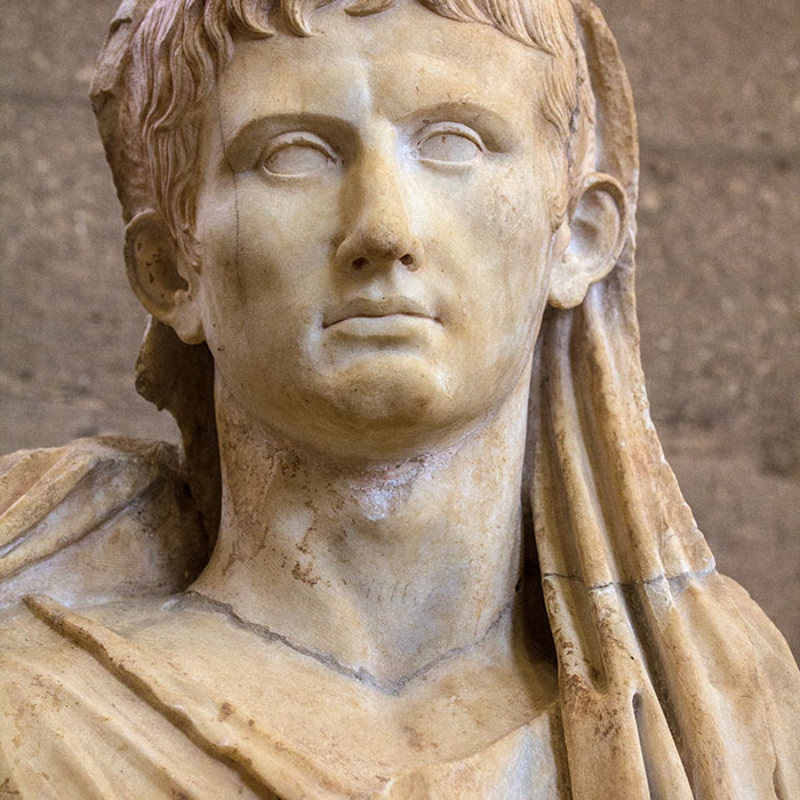 Statue des römischen Kaisers Augustus. Datierung: 1. Jhd. n. Chr.