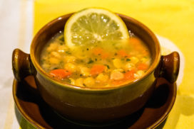 Revithosoupa: Griechische Kichererbsensuppe