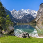 Deutschland, Bayern, Berchtesgadener Land, Oberau, Koenigssee, Obersee, Fischunkelalm, Watzmann, Nationalpark 01
