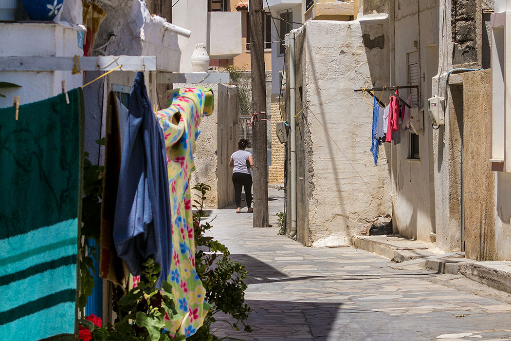 Die Altstadt von Ierapetra ist eine kretische Mischung aus alter und neuer Bausubstanz.