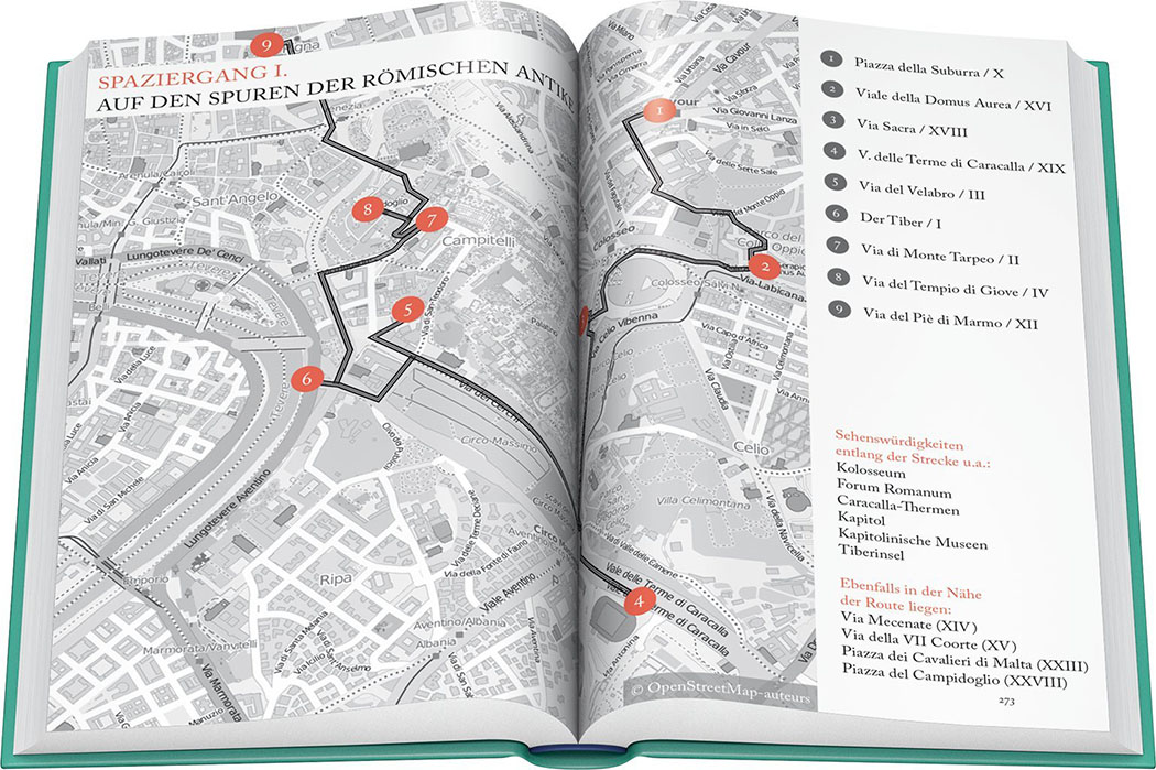 Buchtipp: Via Roma - Die Geschichte Roms in 50 Straßen, von Willemijn van Dijk - Spaziergaenge