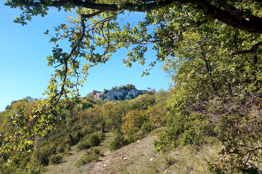 Toskana: Wanderung zur Ruine Rocca di Pietracassia im Val d’Era bei Volterra