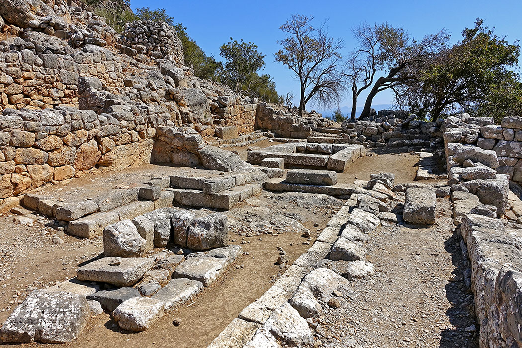 Wunderschne Dorische Ruinensttte Auf Kreta Bildernull