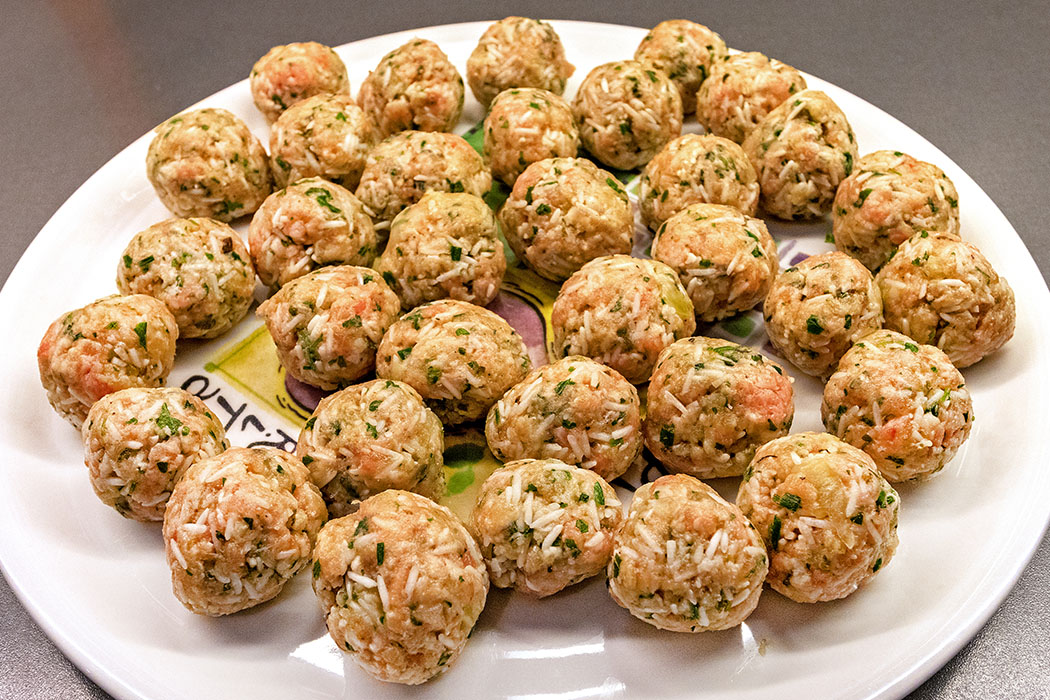 Giouvarlakia Avgolemono - Fleischbällchen mit Zitronen-Ei-Sauce