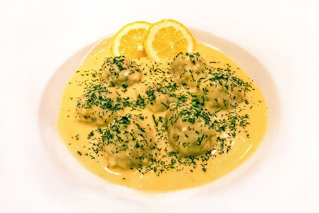Giouvarlakia Avgolemono – Fleischbällchen mit Zitronen-Ei-Sauce