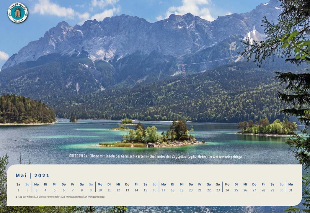 Prächtiges Bayern – Der Fotokalender für 2021 von Reise-Zikaden